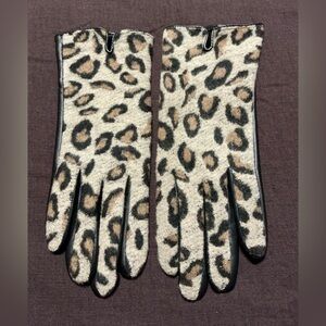 Mud Pie Leopard Print Women's Gloves OS NWOT